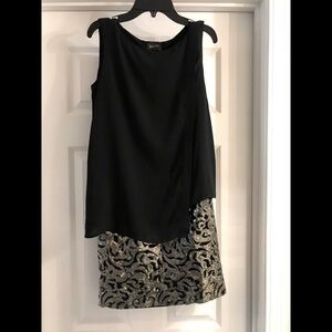 Laundry by Shelli Segal sheath  sequin skirt dress